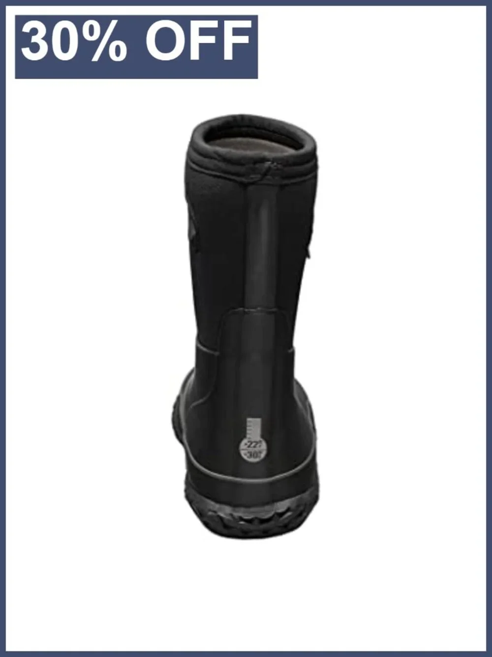 Kids Waterproof Insulated Winter Snow Boots with Easy-On Handles
